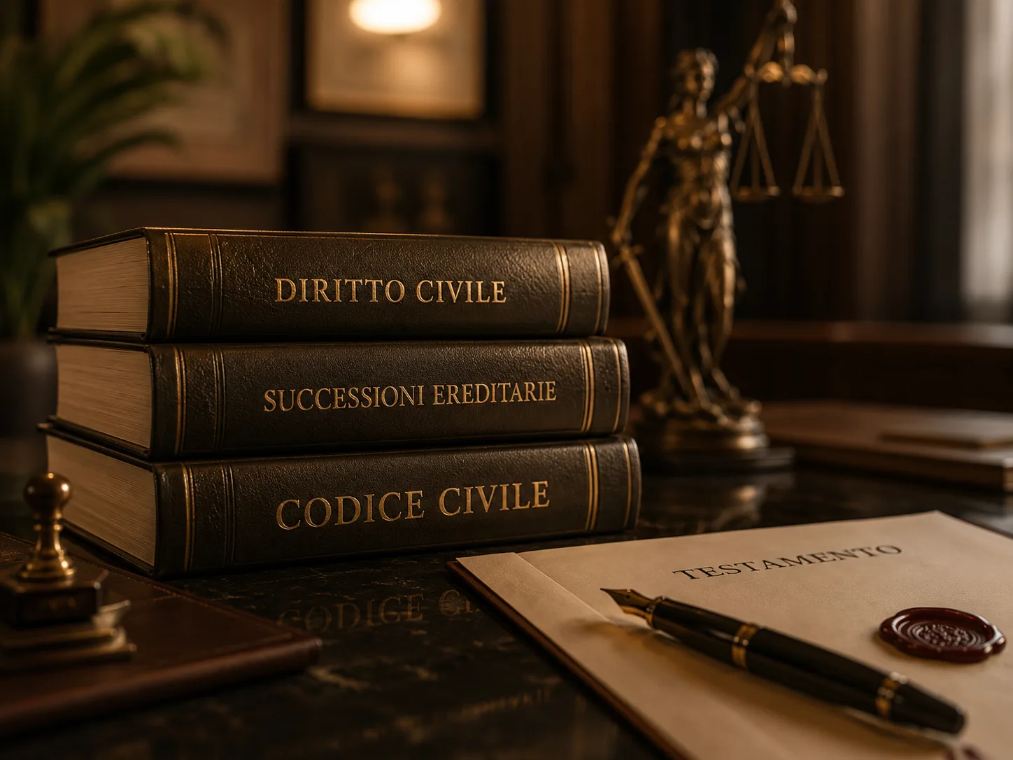 Dettaglio di testi giuridici per diritto civile e successioni